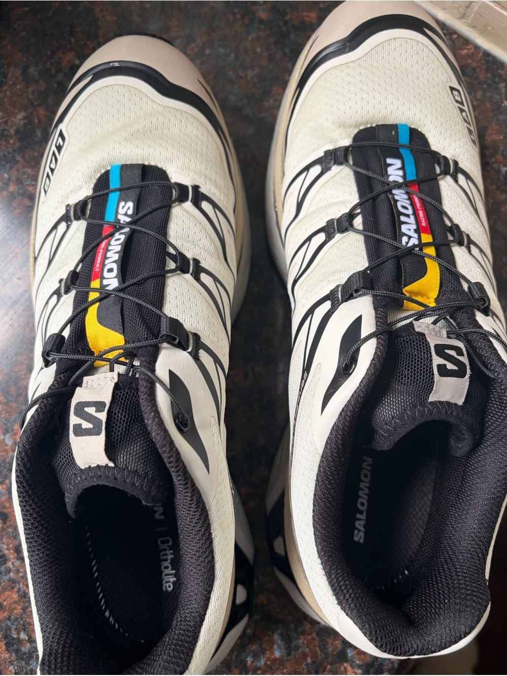 Salomon women’s /Men's White/Black Trail Running Shoes